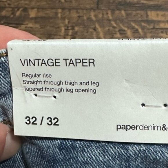 NEW Paper Denim & Cloth Jeans - 32 x 32 Vintage Taper - Picture 9 of 9